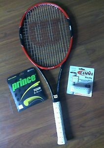 Wilson Pro Staff 97 LS Tennis Racquet Racket 4 1\4" grip Lux Alu Power \ Nat Gut