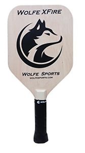NEW Wolfe Wooden Pickleball Paddle / Premium  Black FREE SHIPPING