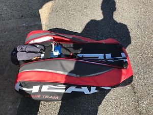 Head Tour Team Monstercombi 12 Racquet Bag Black/Red