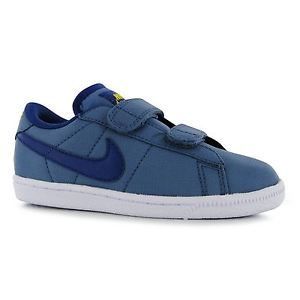 Nike Tennis Class Textile Trainers Juniors Blue/Royal Sports Shoes Sneakers