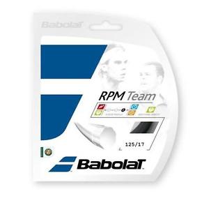 Babolat RPM Team String, Black, 17 Gauge, PACK OF 3, NWT