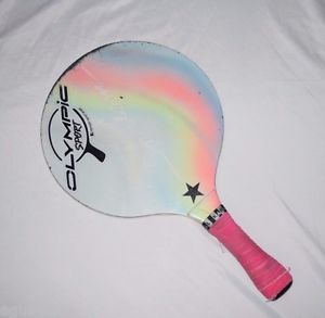 Professional Israeli Beach Racquet Matkot Paddles +Pro Hand Grip carbon