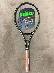 New Prince Classic Graphite 100 (16x18) Tennis Racquet Unstrung Sz 4 1/4