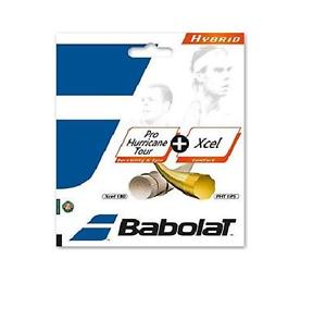 Babolat Hybrid ProHurricane Tour17 & Xcel16,Yellow/Natural Blend,2 PACKAGES, NWT