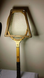 Vintage Spalding "Top-Flite" Professional Wood Tennis Racket with Press