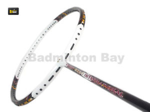 NEW Apacs Tweet 8000 White 3U Badminton Racket Racquet Free Stringing + PU Grip