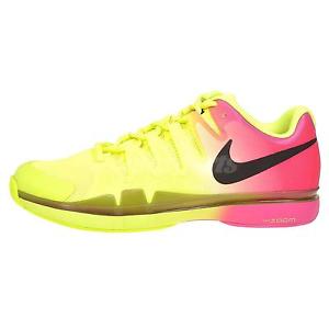 Nike Zoom Vapor 9.5 Tour Tennis Mens Shoes Volt Black Pink 631458-706