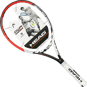 HEAD PRESTIGE GRAPHENE XT PWR TENNIS RACQUET ,GRIP 4 3/8  - STRUNG , USED
