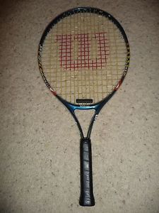 Wilson Pete Sampra Attak 23 Titanium Junior Tennis Racquet Racket Soft Shock