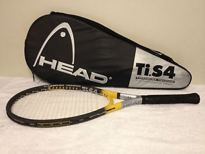 HEAD Ti.S4 COMFORT ZONE CZ TITANIUM Tennis Racquet  4-1/2" With Original Cover