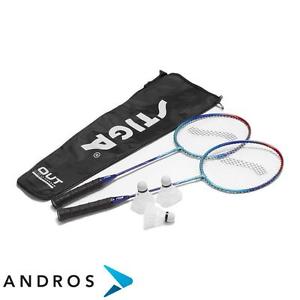 STIGA Set di 2 raquetas HOBBY Senior FS + 2 volantes + bolsa