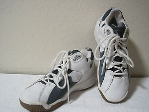 EKTELON NFS RAQUETBALL SQUASH MEN'S SHOES SZ.8.5 MED. WIDTH WHITE LEATHER