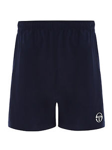 Sergio Tacchini Hombre Eduardo Poliéster Rendimiento Tenis Pequeño - Azul Marino