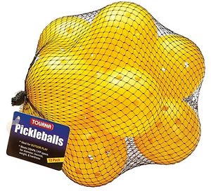 Tourna Outdoor Pickleballs (12 Pack)