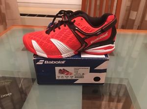 BABOLAT PROPULSE 4ALL COURT MENS ORANGE TENNIS SHOES,SIZE8 US,NEW.ORANGE .