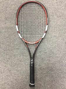 Babolat Pure Control 4 3/8 STRUNG (Tennis Racket Storm GT 295g 10.40z 16x20)