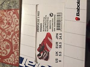 Babolate Propulse 3 Red Tennis Men US 6/women US 8