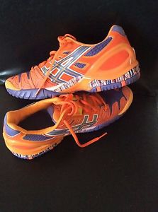 ASICS GEL RESOLUTION 5 Orange/Purple - tennis women shoes sneakers 9.5- Reg $140
