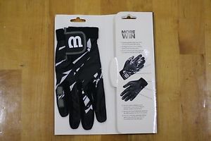 WILSON RACQUETBALL GLOVE SMOKE BLACK/ WHITE RIGHT HAND EXTRA LARGE XL One Glove