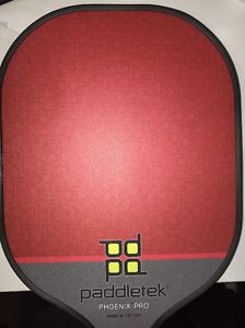 NEW Paddletek Phoenix Pro pickleball paddle Red 9.0 Oz Power Paddle