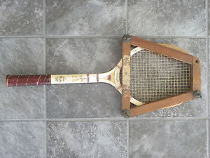 Vintage "Alice Marble Signature Model" Wilson Tennis Racket With Press