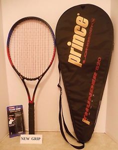 Prince Longbody 28" Thunder 820 OS 107 Tennis Racquet 4 1/4 - NEW GRIP