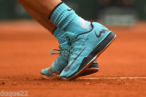 Size 12 Nike Tennis Rafa Nadal Roland Garros 2016 RARE Lunar Ballistec 1.5 LG