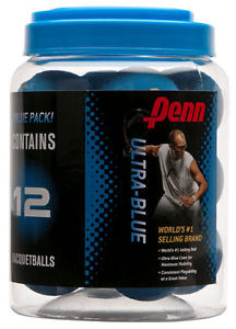 Penn Ultra Blue Jug of 12 Racquetballs