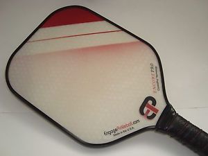 USED ENGAGE ENCORE Pro PICKLEBALL PADDLE ENHANCED FEEL LARGER SWEET SPOT RED