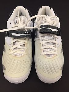 Babolat Women's Tennis Court Shoes Size 6 Black White Red Michelin Performance