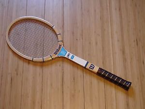 Vintage WILSON BILLIE JEAN KING PERFORMER Wooden Tennis Racket Made in Belgium