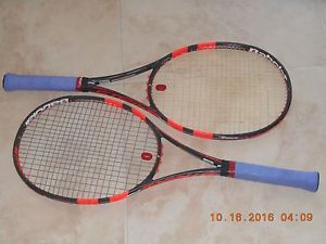Babolat StrikeTennis racquets (2) newly strung