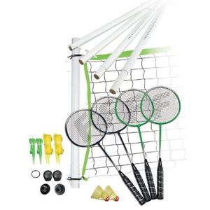 New- Intermediate Badminton Set- Sports Shuttlecocks Industry Goods Rackets Net