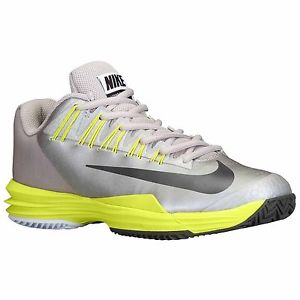 NIKE WOMENS LUNAR BALLISTEC TENNIS SHOES SIZE 10 metallic iron ore 631648 903