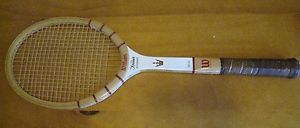 Vintage Wilson "The Jack Kramer Autograph" Wood Tennis Racquet SEE PICTURES