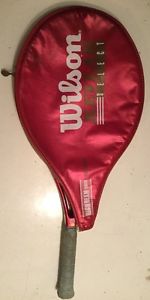 Wilson Kevlar Select Tennis Racket High beam Series 110 Sq. Inches Red w/ Case