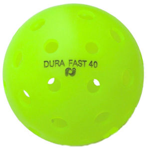 Pickleball Marketplace - Dura Fast 40 Outdoor Pickleball Balls--6 pack - Neon