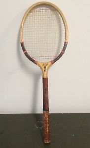Vintage Fred Perry Professional Model Wooden Tennis Racket Racquet