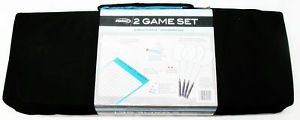 Halex Volleyball Badminton Dual Game Set Net Rackets Shuttlecocks Ball Unopened