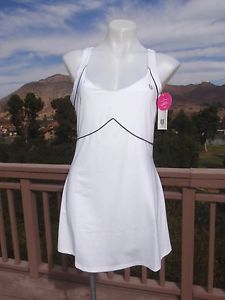 NWT Eleven by Venus Williams women's large white tennis athletic dress bra