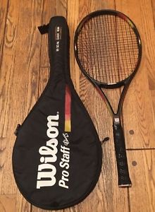 Wilson Pro Staff Classic 6.1  Racket 4 1/4 Cover Strung