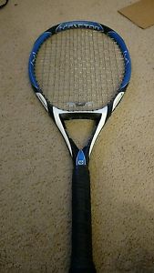 Wilson KFactor K Four K4 105 Tennis Racquet Racket 4 3/8" Strung good shape