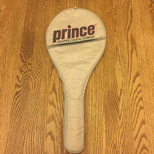 Prince Graphite Comp XL Oversize Tennis Racquet Pink and SIlver & Case