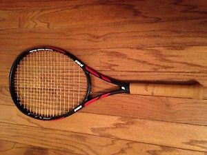 Prince tennis racket raquets sports grip 4 3/8" tour pro new strung leather grip