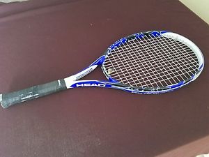 HEAD RAPTOR "OS" OVERSIZE 110 TENNIS RACQUET  MICROGEL 4 1/2 GRIP EXCELLENT