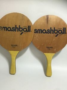 Vintage Smashball Paddles Lot of 2 Sport Design