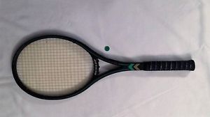 DUNLOP MAX 200G DOUBLE GREEN PINSTRIPE FIRST EDITION 4 1/2 GRIP GOOD USED COND