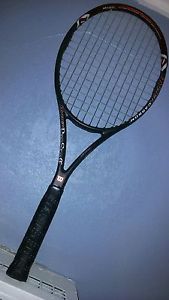 wilson hyper prostaff 5.0 RARE prostock? 12x16 string pattern mark woodforde