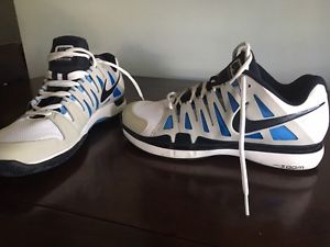 NIB Nike Federer 2012 Open ZOOM VAPOR 9 TOUR Tennis Shoes 488000-144 Size: 8.5