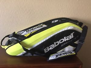 Babolat Aero 6 Pack Tennis Racket Racquet Bag Backpack Rafael Nadal Shoulder